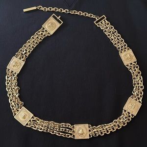 VERSACE Vintage Medusa Chain Belt